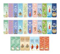 30pcs Marque-Pages Magnétiques Chrétiens, Jésus Clips Marque-Pages Magnétiques Amusants Clips Page Inspirants Cadeau Lecture Mignon pour Femmes Étudiants Amoureux Livres (15 Styles)