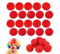 30Pcs Nez de Clown Rouge Nez en Éponge Rouges Nez de Cosplay en Mousse