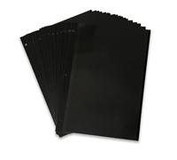 30pcs Page Supplémentaire pour AIOR Lin Album Photo Adhesif, Pages Noir