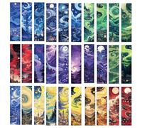 30Pcs Paper Bookmarks Gift for Teacher Student Book Page Holder Page Mark for Lover Reader Writer Reading Dream Series Bookmarks
