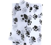 30pcs Papier De Soie Emballage ,50x35cm Papier De Soie De Patte De Chien Papier D'emballage Cadeau Pour L'emballage Noël Mariage Fête D'anniversaire Bricolage Artisanat (Fond Blanc)