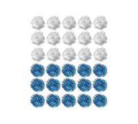 30PCS Pet Toy Balls Glitter Colorful Funny Elasticity Kitten Balls Cat Interaction Toy for Dog Cat Small Animals (Mixed Color)