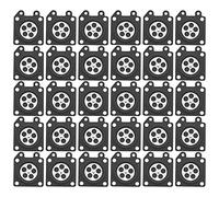 30Pcs Pièces de Carburateur Tampons de Membrane de Carburateur Tronçonneuse Pour Tronçonneuse Carburateur 2500/3800/4500/5200/5800 Accessoires