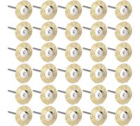 30pcs Pinselrad Flach Mini Holzschnitzrost/Korrosion/Lackentfernung Polierwerkzeugsbrassdraht