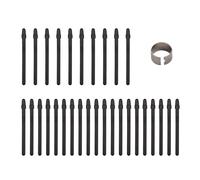 30PCS Pointes de stylet et clip de stylet pour T505 Professional Graphics Drawing Tablet Stylus Pen Noir
