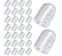 30pcs Protecteurs d'orteil, anti-friction en silicone transparent Protecteurs d'orteils, petites couvertures à l'épreuve de sueur respirante bonnes élasticité-chaps-caps pour femmes hommes..