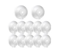 30pcs Radiator Pipe Covers Heating Pipe Clamps Plastic Covers for Pipes Diameter 8-22mm Openable Escutcheons Pipe Flapper