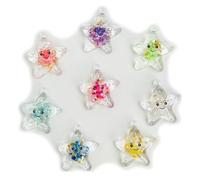 30pcs Résine Mini organisme marin slime charmes mélangé ensemble artisanat accessoires bricolage miniature scène mise en page micro décoration maison