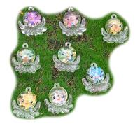 30pcs Résine Mini organisme marin slime charmes mélangé ensemble artisanat accessoires bricolage miniature scène mise en page micro décoration maison