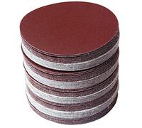 30pcs/set 6inch 150mm Papier Sablé Rond Disque Sand Sheets Grit 80/100/120/180/240/320 Disque de Ponçage et Crochet pour Sander Grits CAIMEI SANDER