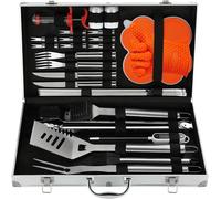 30pcs Set Barbecue Accessoire En Acier Inoxydable De Haute Qualité - Outils Barbecue Professionnel Et Durable - Divers Ensembles De Barbecue Complets - Extérieur Barbecue Kit Cadeau