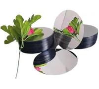 30pcs Small Plastic Mirror Mirror Round Acrylic Mini Mirror Tile Mini Mirror Sticker Tray Mirror Craft Decoration Diy Project Supplies (5 X 5 Cm)