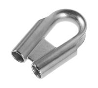30pcs Stainless Steel Wire Rope Thimble Pour Câbles