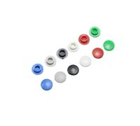 30Pcs Tactile Push Button Switch Cap Momentary Tact Cap fit 6 * 6 Switchs Red Black White Grey Blue Green NWPNLXEA(GRAY)
