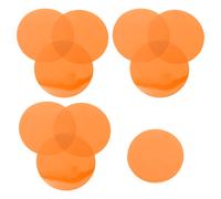 30Pièces Films Gel Auto-Adhésifs Orange Pour Filtres Lumière Pet