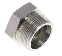 30S Bouchon de fermeture en acier zingué pour tubes 400 Bar DIN 2353