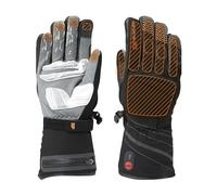 30seven, Gants Chauffants pour Hommes et Femmes avec Batteries Rechargeables, résistant aux déchirures et au Vent, imperméable à l'eau, adapté pour l'équitation Le Ski, Doigts Chauds, Noir, Medium
