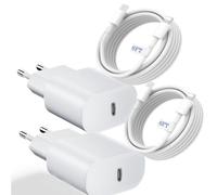 30W 4-Pack Chargeur Rapide pour iPhone 11 12 13 14/14 Plus/14 Pro/14 Pro Max/SE/X/XS/XR 8 7 6 6S Mini,Prise avec 6FT Cable USB C Secteur Mural Alimentation