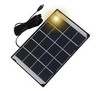 30W 5V Solar Panel - Portable Photovoltaic Outdoor Charger, Waterproof Solar Charging Panel, Security Camera Courtyard Light, Compact Foldable Power Bank For Camping Hiking Travel, 5.31 I