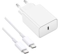 30W Chargeur pour Samsung Galaxy S20/S21/S22/S23;Google Pixel 8a/7a/7/6;Xiaomi Redmi Note 13 12 11 9 Pro 11s;iPhone 15/15 Pro/15 Pro Max.und Cable 1,5M