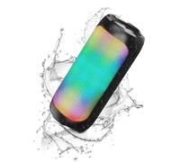 30W Enceinte Portable Bluetooth avec 6 Modes d'Éclairage RVB, Haut Parleur Puissant Lumineuse aux Basses Renforcées, Étanche IPX5, Autonomie 15H, AUX, TF Carte, Appels Mains Libres pour Fêtes/Extérieu