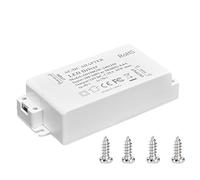 30W LED Driver 24V Constant Voltage | Dependable Transformer for LED Illumination Strips/Cabinet Lights/Puck Lights | 100-240V AC Input, 1.25A Output, ABS Material