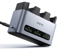 30W Lp-E17 Chargeur De Batterie Rapide Triple Emplacement Pour Canon Appareils Eos R50,R8,R10,R100,Rp,T6I,T7I,T8I,T6S,Sl2,Sl3,M3,M5,M6,77D,200D,250D,Usb-C,Affichage Led,Aluminium Cnc