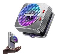 30w Magnetic Heat Dissipation King, Mx2 Magnetic Cell Phone Cooler With Dual Semi-Conductor Cooling Chip, For Live Streaming, Outdoor Vlog, Mobile Gaming(Without charger)