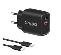 30W USB C Chargeur avec 2M Câble Type C, Gcstnn 2 Port Rapide Chargeur Secteur Adaptateur pour Google Pixel 9Pro XL/9Pro/9/8a/8Pro/8/7/6/9 Pro Fold/Watch, iPhone 15 Pro Max, Samsung Galaxy S24 Ultra