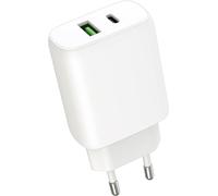30w Usb C Fast Charger, 2-Port Usbc Wall Plug Type C Mains Power Adapter For Iphone 14/14 Pro /14 Pro Max /14 Plus /13/12 /11 /Se/X/Xs/Xr Samsung Etc, Ec2u30a