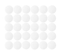 30x Cache vis adhésif autocollant diamètre 20mm bouchon trou meuble table chaise maison, blanc