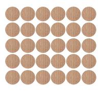 30x Cache vis adhésif autocollant diamètre 20mm bouchon trou meuble table chaise maison, bois chêne clair