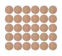 30x Cache vis adhésif autocollant diamètre 20mm bouchon trou meuble table chaise maison, bois chêne clair
