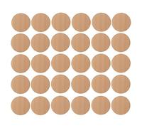 30x Cache vis adhésif autocollant diamètre 20mm bouchon trou meuble table chaise maison, bois pin clair