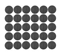 30x Cache vis adhésif autocollant diamètre 20mm bouchon trou meuble table chaise maison, bois tilleul foncé