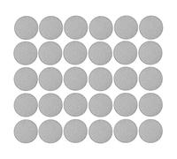 30x Cache vis adhésif autocollant diamètre 20mm bouchon trou meuble table chaise maison, gris argent