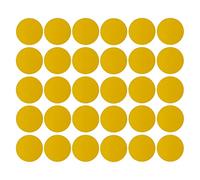 30x Cache vis adhésif autocollant diamètre 20mm bouchon trou meuble table chaise maison, jaune
