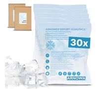 30x Compresses réfrigérantes jetables 15x17cm d’ARNOMED®, poches réfrigérantes à plier directement, compresses réfrigérantes instantanées pour gonflements et blessures, compresses réfrigérantes