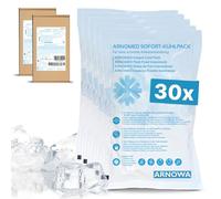 30x Compresses réfrigérantes jetables 8x13cm d’ARNOMED®, poches réfrigérantes à plier directement, compresses réfrigérantes instantanées pour gonflements et blessures, compresses réfrigérantes