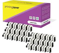 30x DK-22225 38mm x 30,48m Compatibles Étiquettes continues pour Brother P-Touch QL-1050 QL-1060N QL-1110NWB QL-1100 QL-500 QL-500BW QL-560VP QL-570 QL-580 QL-700 QL-710W QL-800 QL-810W QL-820NWB