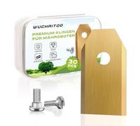 30x Lames de Tondeuses Robots-vis incluses - Lame de Rechange pour Tondeuse Longue durée Compatible avec Les tondeuses Robots Navimow, Husqvarna, Gardena, Yard Force, Ferrex et McChulloch