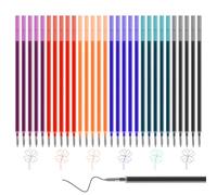 30x Mines de Rechange Effaçables compatibles avec Legami, Multicolores Encre Thermosensible Pointe 0,7 mm Hauteur 13 cm Les Recharges Mines Rechargeables pour Stylos Gel Effaçables (6 couleurs)