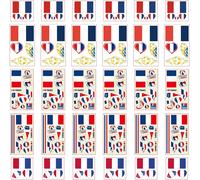 30x Tatouages Temporaires Du Drapeau De L'australie Pour Compétitions Internationales 2024 Euro Football Coupe Du Monde Autocollant Facial Imperméables Tatouage (France)