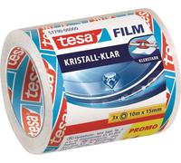 30x Tesa® 57790-00000 Film adhésif tesafilm® cristal transparent Taille du ruban (L x l) : 10 m x 15 mm 3 rouleaux(P)