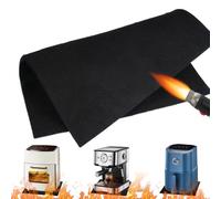 30x30cm Tapis Cheminée Anti Feu, Tapis Anti Feu Réutilisable, Tapis Ignifuge Soudure, Tapis Anti Feu Barbecue, Résistant À La Chaleur Jusqu'À 1000°C, Tapis Ignifuge pour Cuisine, Camping, Poêle
