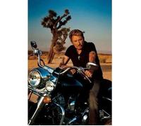 30x40cm Broderie Diamant Rond Johnny Halliday Rock star Full Diamond Diamant Peinture Diamond Painting Complet Kit pour MULTICOLOR