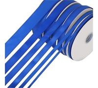 30Yards/Roll Grosgrain Satin Ribbons For Wedding Party Decorations DIY Bow Craft Card Gifts Wrapping Supplies(Blue,10mm)