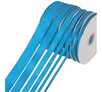 30Yards/Roll Grosgrain Satin Ribbons For Wedding Party Decorations DIY Bow Craft Card Gifts Wrapping Supplies(Color3,7mm)