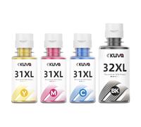 31 32xl Encre Multipack Compatible avec HP Smart Tank 5105 5106 7305 7306 7005 7006 7605 Smart Tank Plus 530 555 558 559 570 655 658 670 790