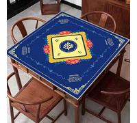 31,5 x 31,5 pouces, tapis de table de mahjong antidérapant et résistant à l'usure, housse de table de réduction du bruit, tapis de mahjong épais, housse de table pliable pour mahjon-g/poker/jeux de